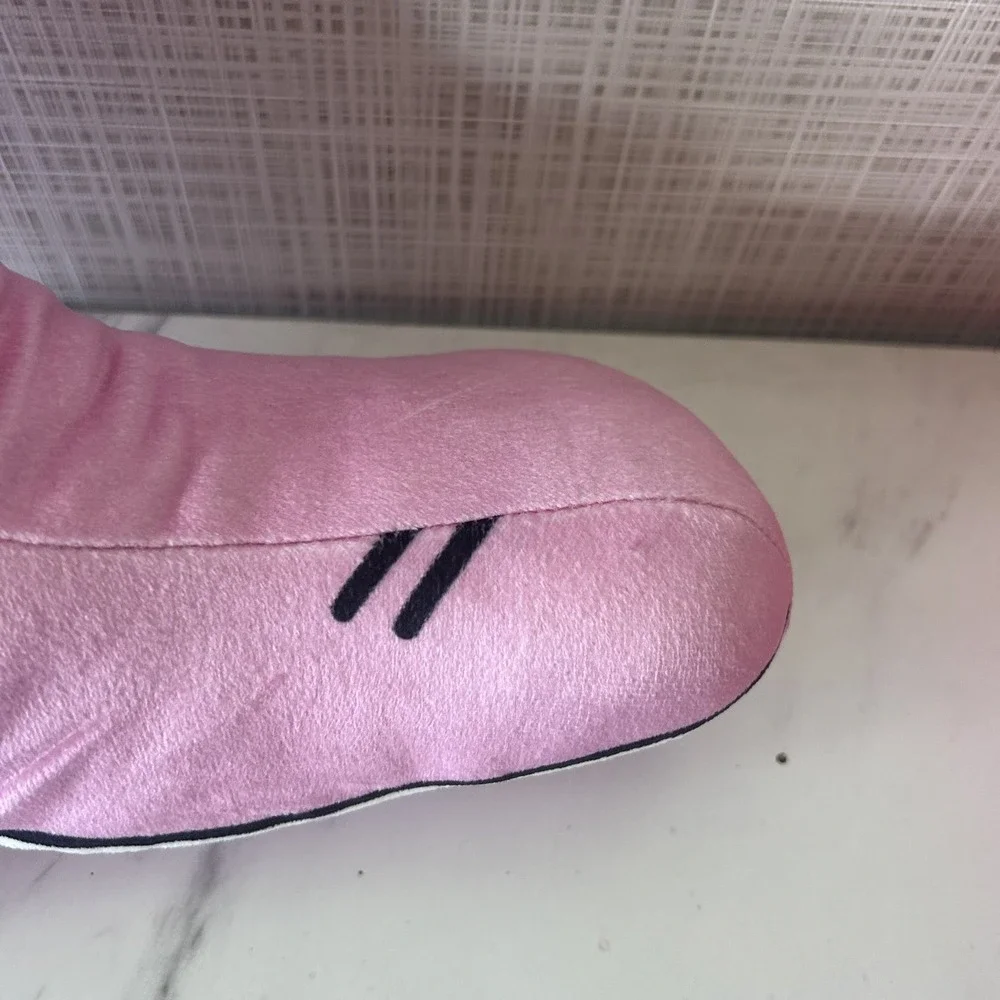 Cowgirl Boot Shaped Squish‎ Pillow Horseshoe Design Pink 16